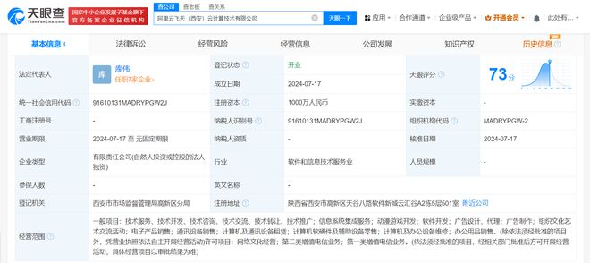 阿里云飛天落戶(hù)古都西安，千萬(wàn)級(jí)注冊(cè)資本拓展系統(tǒng)集成新藍(lán)圖